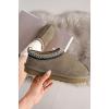 imageProject Cloud Genuine Leather Slippers for Women with Genuine Australian Shearling Fur Lining Womens Slippers  NonSlip EVA with Memory Foam Fuzzy Slippers Women Footwear NeritaTaupe