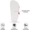 imageProject Cloud Genuine Leather Slides For Kids  Natural Cork Footbed Slides for Kids Sandals for Girls ampamp Boys  NonSlip Boys ampamp Girls SandalsPink Patent