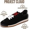 imageProject Cloud Genuine Leather Sneakers for Women  Womens Sneakers with Memory Foam Insole  Lightweight ampamp Non Slip Womens Shoes  Stylish Fall Shoes for Women 2025 LynnBlack Suede