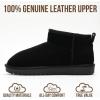 imageProject Cloud 100 Genuine Leather Ankle Boots for Women  Water Resistant with Memory Foam Insole Winter Boots for Women  Trending Shoes ampamp Comfortable Womens Ankle Boots HippyBlack