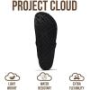 imageProject Cloud Mens Clogs  100 Full Grain Genuine Leather Memory Foam Clogs for Men Arch Support Cork Footbed  Non Slip Platform Mules BrooklynJet Black Suede
