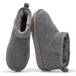 imageProject Cloud 100 Genuine Leather Ankle Boots for Women  Water Resistant with Memory Foam Insole Winter Boots for Women  Trending Shoes ampamp Comfortable Womens Ankle Boots HippyDark Grey Flannel