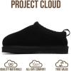imageProject Cloud 100 Genuine Leather ampamp Australian Shearling Slippers for Kids  Memory Foam Fuzzy ampamp NonSlip Fluffy Slippers Girls Footwear ampamp Boys Footwear Kids Unisex Shoe Dream WarmBlack