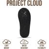 imageProject Cloud 100 Genuine Leather ampamp Australian Shearling Slippers for Kids  Memory Foam Fuzzy ampamp NonSlip Fluffy Slippers Girls Footwear ampamp Boys Footwear Kids Unisex Shoe Dream WarmBlack