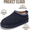 imageProject Cloud 100 Genuine Leather ampamp Australian Shearling Slippers for Kids  Memory Foam Fuzzy ampamp NonSlip Fluffy Slippers Girls Footwear ampamp Boys Footwear Kids Unisex Shoe Dream WarmNavy Suede