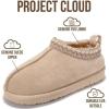 imageProject Cloud 100 Genuine Leather ampamp Australian Shearling Slippers for Kids  Memory Foam Fuzzy ampamp NonSlip Fluffy Slippers Girls Footwear ampamp Boys Footwear Kids Unisex Shoe Dream WarmSand Suede