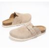 imageProject Cloud Genuine Leather Footbed Clogs for Women  Memory Foam Arch Support Slippers for Women  Trendy Slipons Womens Mules amp Clogs Sandals BentonSand Suede