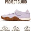 imageProject Cloud Girls Shoes  Memory Foam Insole Kids Shoes Girls Sneakers  Lightweight Mary Jane Flats amp NonSlip Comfortable Kids Sneakers Little DonnaPurple