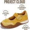 imageProject Cloud Girls Shoes  Memory Foam Insole Kids Shoes Girls Sneakers  Lightweight Mary Jane Flats amp NonSlip Comfortable Kids Sneakers Little DonnaMustard