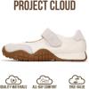 imageProject Cloud Girls Shoes  Memory Foam Insole Kids Shoes Girls Sneakers  Lightweight Mary Jane Flats amp NonSlip Comfortable Kids Sneakers Little DonnaWhite