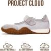 imageProject Cloud Girls Shoes  Memory Foam Insole Kids Shoes Girls Sneakers  Lightweight Mary Jane Flats amp NonSlip Comfortable Kids Sneakers Little DonnaGrey