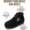 imageProject Cloud Kids Boots 100 Genuine Leather Chukka NonSlip Fall Shoes Girls Boots for Kids with Memory Foam Insole amp Gum Rubber Sole Boys amp Girls Shoes Kids WallybootBlack Suede