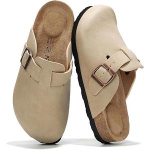 imageProject Cloud Genuine Leather Footbed Clogs for Women  Memory Foam Arch Support Slippers for Women  Trendy Slipons Womens Mules amp Clogs Sandals BentonBeige