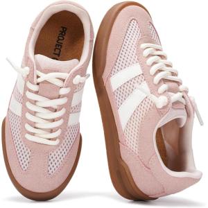 imageProject Cloud Kids Shoes for Girls amp Boys  Easy Slip On Kids Sneakers for Boys amp Girls Shoes with Memory Foam Insole  Non Slip and Lightweight Kids Sneakers Little VerdyPink