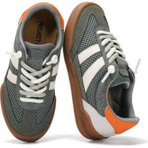 imageProject Cloud Kids Shoes for Girls amp Boys  Easy Slip On Kids Sneakers for Boys amp Girls Shoes with Memory Foam Insole  Non Slip and Lightweight Kids Sneakers Little VerdyOlive