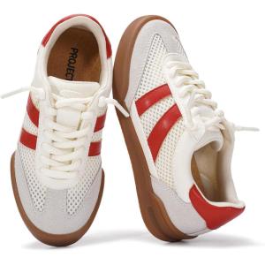 imageProject Cloud Kids Shoes for Girls amp Boys  Easy Slip On Kids Sneakers for Boys amp Girls Shoes with Memory Foam Insole  Non Slip and Lightweight Kids Sneakers Little VerdyRed