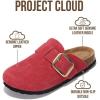 imageProject Cloud 100 Genuine Leather Clogs for Women Shoes  Memory Foam Insole NonSlip amp Natural Cork Footbed Arch Support Big Buckle Womens Clogs and Mules Footwear ManchesterBerry