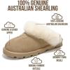 imageProject Cloud 100 Genuine Leather amp Australian Shearling Slippers for Women  Cozy Memory Foam Womens Slippers HedyBeige