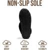 imageProject Cloud 100 Genuine Leather amp Australian Shearling Slippers for Women  Cozy Memory Foam Womens Slippers HedyBlack