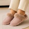imageProject Cloud 100 Genuine Leather amp Australian Shearling Slippers for Women  Cozy Memory Foam Womens Slippers HedyDusty Pink Suede