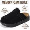 imageProject Cloud Chunky Kids Clogs  100 Genuine Leather Clogs for Kids with Cork Footbed amp Arch Support  NonSlip Mules amp Sandals for Girls Footwear Little BentonChunkyBlack Mono