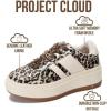 imageProject Cloud Fashion Platform Sneakers for Kids 2026  Lightweight Memory Foam Insole Kids Shoes  Durable amp NonSlip Lace up Trendy Platform Kids Sneakers Little NitaLeopard