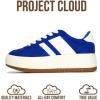 imageProject Cloud Fashion Platform Sneakers for Kids 2026  Lightweight Memory Foam Insole Kids Shoes  Durable amp NonSlip Lace up Trendy Platform Kids Sneakers Little NitaBlue