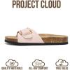 imageProject Cloud Genuine Leather Sandals Women Dressy Summer Beach Essentials  Flip Flops amp Slides with Memory Foam Insole Womens Sandals Comfortable FootwearPink