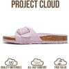 imageProject Cloud Genuine Leather Sandals Women Dressy Summer Beach Essentials  Flip Flops amp Slides with Memory Foam Insole Womens Sandals Comfortable FootwearLilac