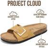 imageProject Cloud Genuine Leather Sandals Women Dressy Summer Beach Essentials  Flip Flops amp Slides with Memory Foam Insole Womens Sandals Comfortable FootwearMustard