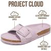 imageProject Cloud Genuine Leather Sandals Women Dressy Summer Beach Essentials  Flip Flops amp Slides with Memory Foam Insole Womens Sandals Comfortable FootwearLilac