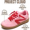 imageProject Cloud Kids Shoes for Girls amp Boys  NonSlip Memory Foam Girls Shoes  Lightweight LaceUp Boys Fashion Sneakers Trendy Little IritaBubblegum