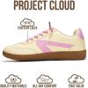 imageProject Cloud Kids Shoes for Girls amp Boys  NonSlip Memory Foam Girls Shoes  Lightweight LaceUp Boys Fashion Sneakers Trendy Little IritaYellow