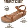 imageProject Cloud Sandals Women  Strappy Adjustable Womens Sandals with Plush Insole  Lightweight amp Non Slip Women Footwear  Everyday Wear Womens Shoes BrandyWhiskey