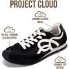 imageProject Cloud Womens Shoes with Memory Foam Insole Trendy Sneakers for Women  Lightweight amp NonSlip Womens Sneakers Walking Shoes for Women Footwear LowyBlack