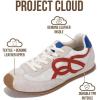 imageProject Cloud Womens Shoes with Memory Foam Insole Trendy Sneakers for Women  Lightweight amp NonSlip Womens Sneakers Walking Shoes for Women Footwear LowyRed Mult