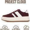 imageWomens LaceUp Fashion Sneakers  Nita by Project CloudMaroon