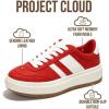 imageWomens LaceUp Fashion Sneakers  Nita by Project CloudRed