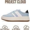 imageWomens LaceUp Fashion Sneakers  Nita by Project CloudSky Blue