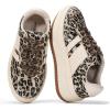 imageProject Cloud Fashion Platform Sneakers for Kids 2026  Lightweight Memory Foam Insole Kids Shoes  Durable amp NonSlip Lace up Trendy Platform Kids Sneakers Little NitaLeopard