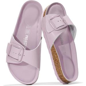 imageProject Cloud Genuine Leather Sandals Women Dressy Summer Beach Essentials  Flip Flops amp Slides with Memory Foam Insole Womens Sandals Comfortable FootwearLilac