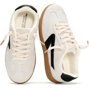 imageProject Cloud Kids Shoes for Girls amp Boys  NonSlip Memory Foam Girls Shoes  Lightweight LaceUp Boys Fashion Sneakers Trendy Little IritaWhite Multi