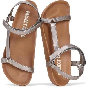 imageProject Cloud Sandals Women  Strappy Adjustable Womens Sandals with Plush Insole  Lightweight amp Non Slip Women Footwear  Everyday Wear Womens Shoes BrandyPewter