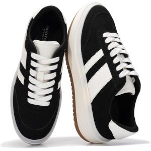 imageWomens LaceUp Fashion Sneakers  Nita by Project CloudBlack