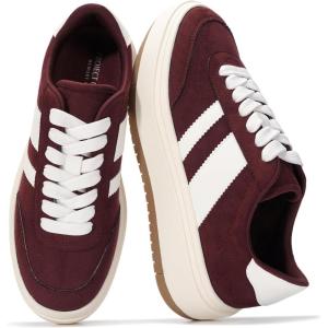 imageWomens LaceUp Fashion Sneakers  Nita by Project CloudMaroon