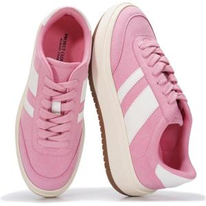 imageWomens LaceUp Fashion Sneakers  Nita by Project CloudPinkwhite Stripes