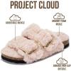 imageProject Cloud 100 Genuine Leather Kids Sandals  Non Slip and Lightweight Beach Sandals for Girls with Memory Foam Insole amp Cork Footbed Slides for Kids  Boys amp Girls Footwear Little SantoriniLight Pink Fur