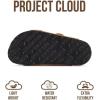 imageProject Cloud 100 Genuine Leather Kids Sandals  Non Slip and Lightweight Beach Sandals for Girls with Memory Foam Insole amp Cork Footbed Slides for Kids  Boys amp Girls Footwear Little SantoriniChestnut Suede