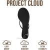 imageProject Cloud 100 Genuine Leather Kitten Heels for Women Footwear  Memory Foam Fashion Thong Heels for Women  Lightweight Summer Sandals for Womens 2026 MangoBlack