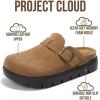 imageProject Cloud 100 Genuine Leather Platform Clogs for Women Footwear  Memory Foam Arch Support Cork Footbed Casual Shoes amp Mules for Women 2026 Benton ChunkyTan